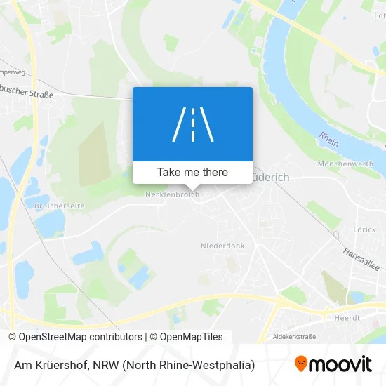 Карта Am Krüershof