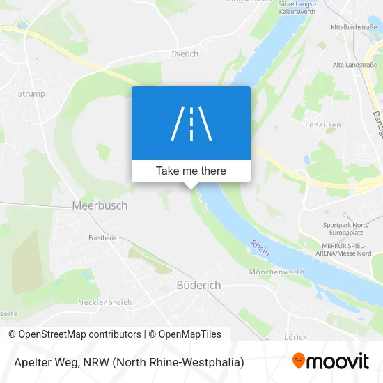 Карта Apelter Weg
