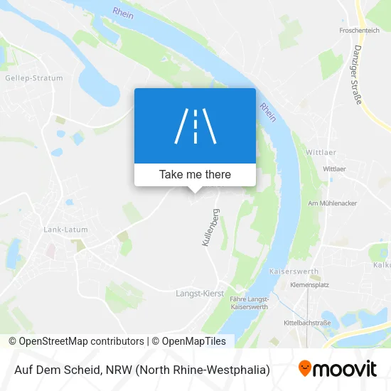 Карта Auf Dem Scheid