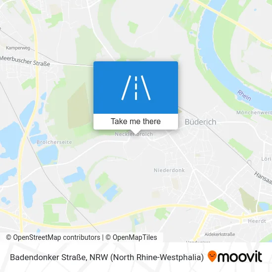 Карта Badendonker Straße