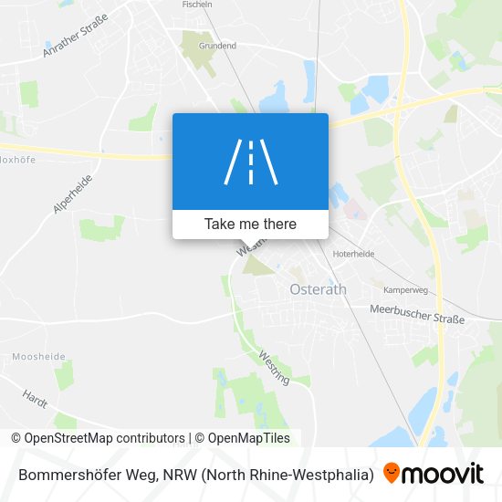 Bommershöfer Weg map