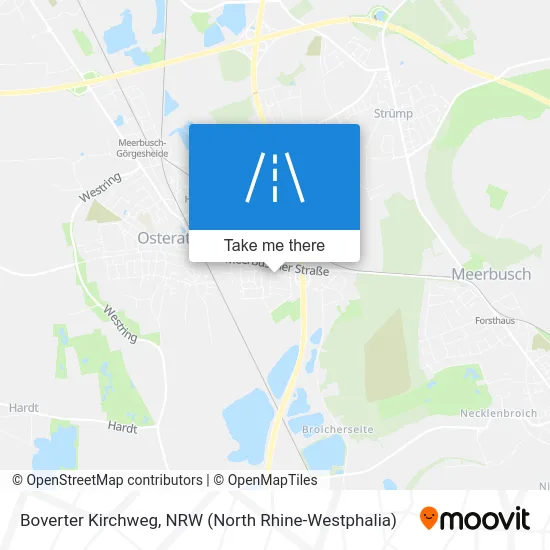 Boverter Kirchweg map