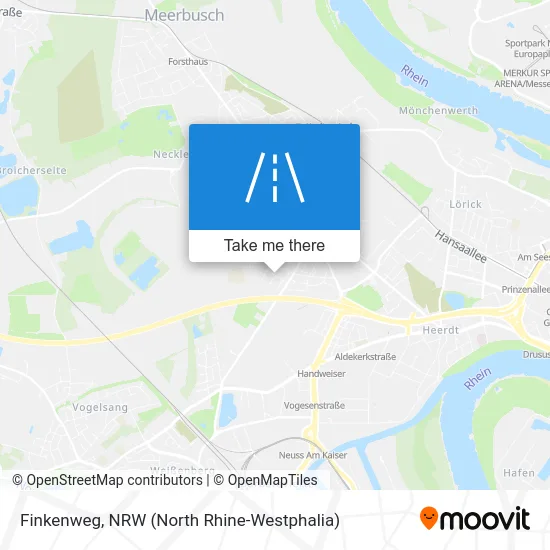 Карта Finkenweg