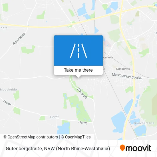 Gutenbergstraße map