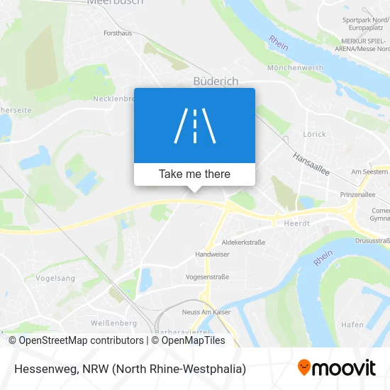 Карта Hessenweg