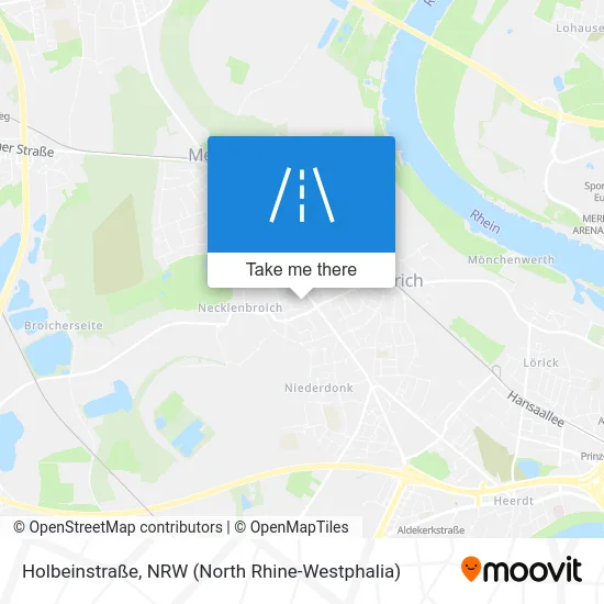 Карта Holbeinstraße