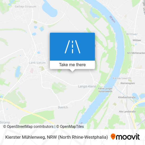 Kierster Mühlenweg map