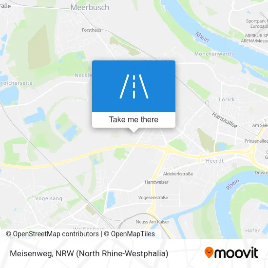 Meisenweg map