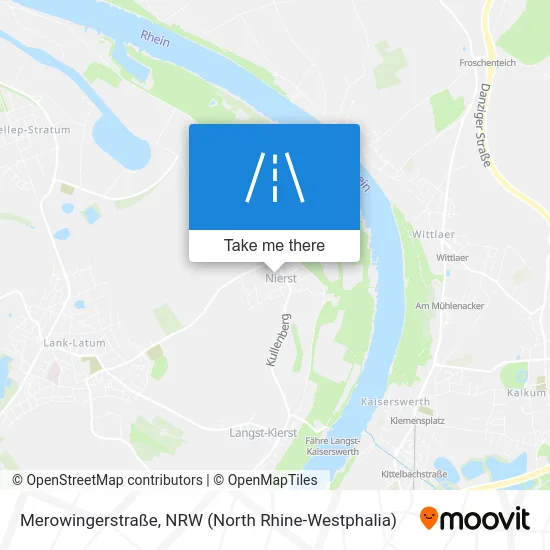 Карта Merowingerstraße