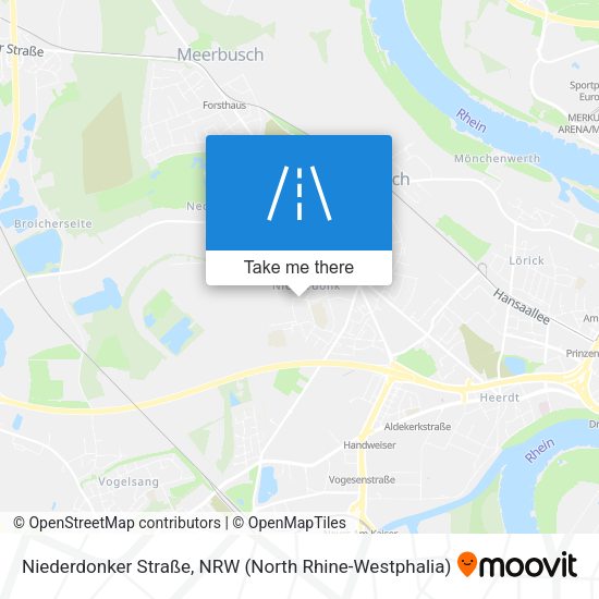 Niederdonker Straße map