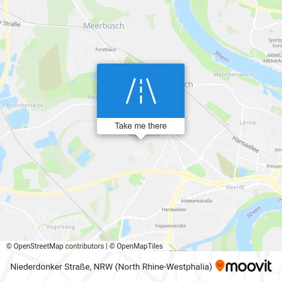 Карта Niederdonker Straße
