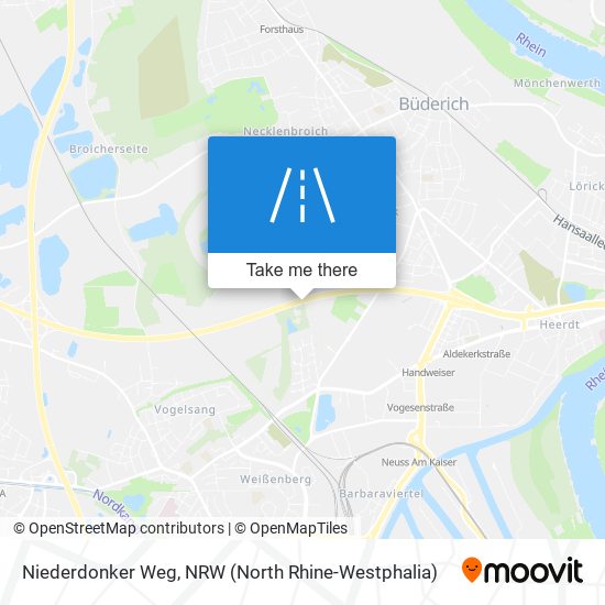 Niederdonker Weg map