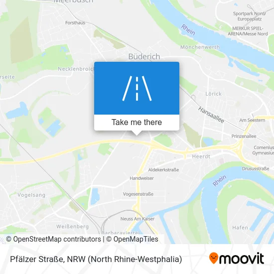 Карта Pfälzer Straße