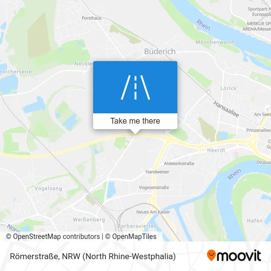 Карта Römerstraße