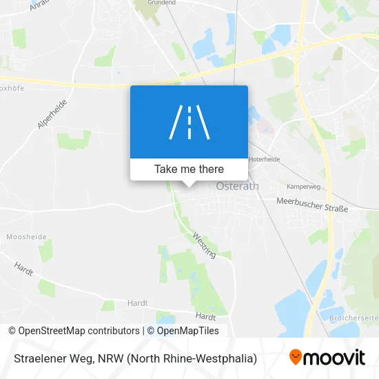 Карта Straelener Weg