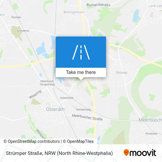 Strümper Straße map