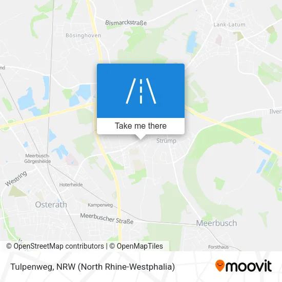 Tulpenweg map