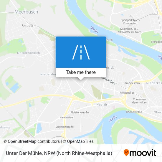 Unter Der Mühle map