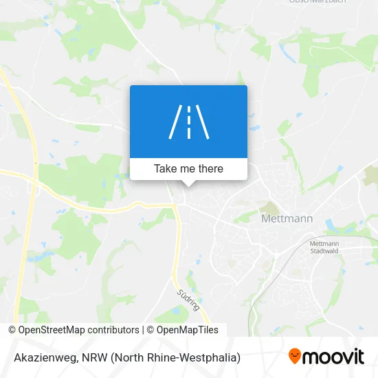 Карта Akazienweg