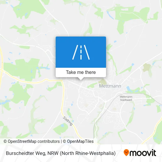 Карта Burscheidter Weg