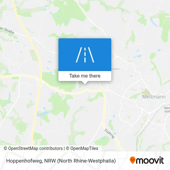 Hoppenhofweg map