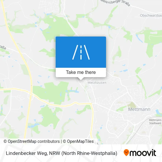Карта Lindenbecker Weg