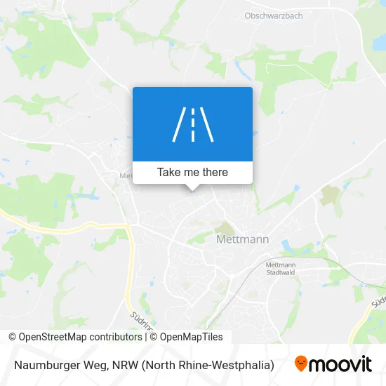 Naumburger Weg map