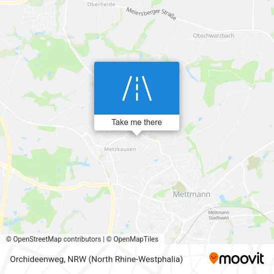 Карта Orchideenweg