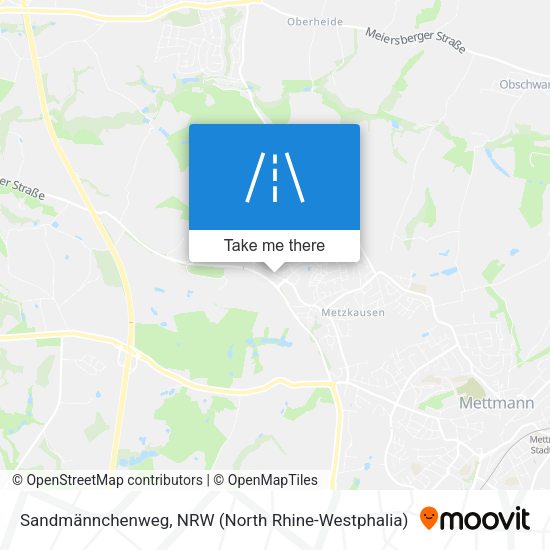 Sandmännchenweg map