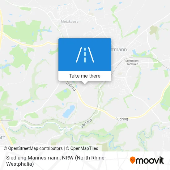 Siedlung Mannesmann map