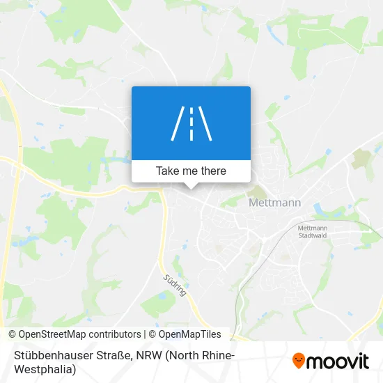 Карта Stübbenhauser Straße