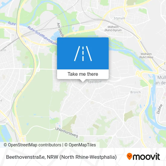 Карта Beethovenstraße