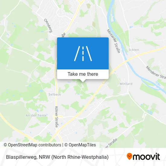 Blaspillerweg map