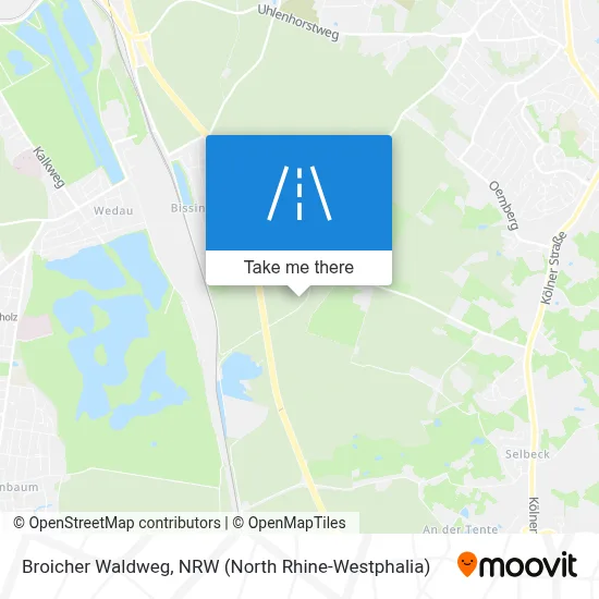 Broicher Waldweg map