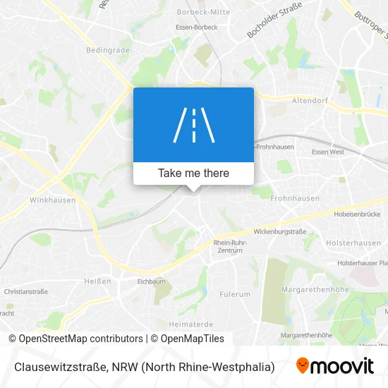 Карта Clausewitzstraße