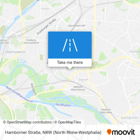 Карта Hamborner Straße