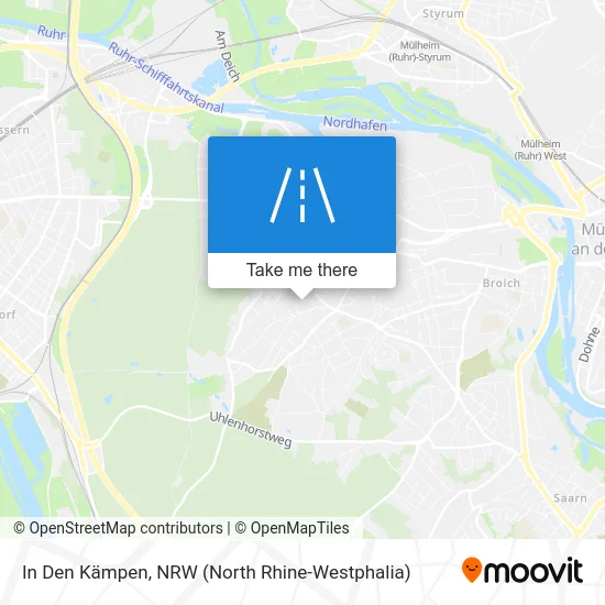 In Den Kämpen map