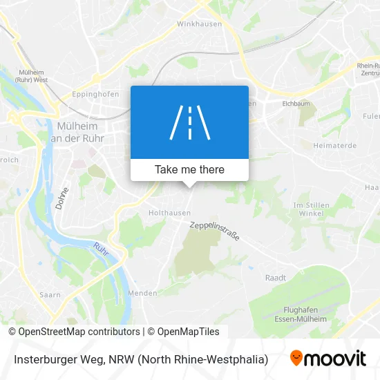 Insterburger Weg map