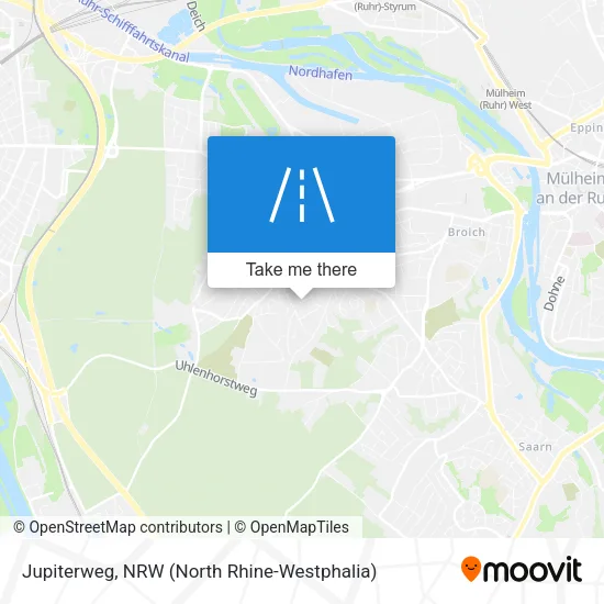 Карта Jupiterweg