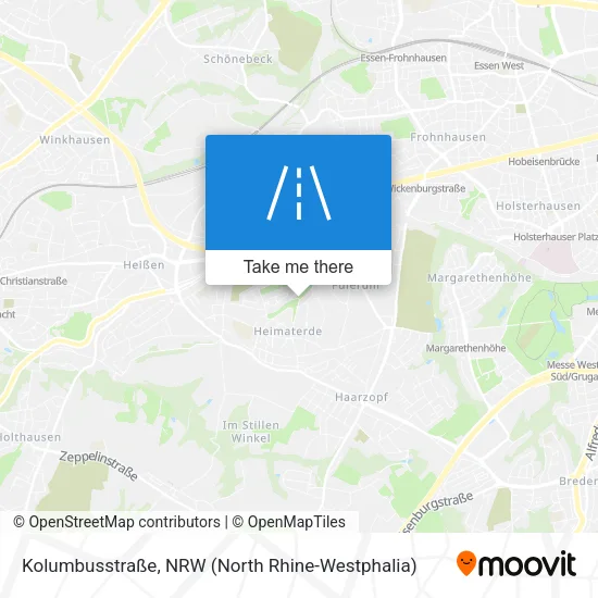 Карта Kolumbusstraße