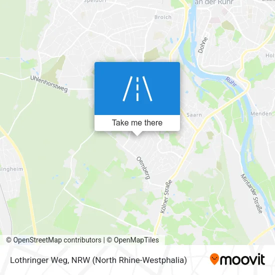Карта Lothringer Weg