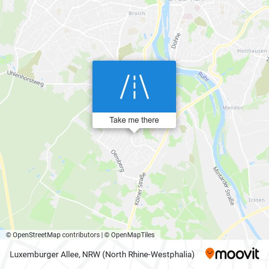 Luxemburger Allee map