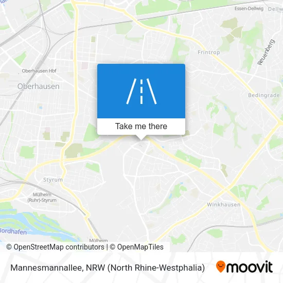 Карта Mannesmannallee