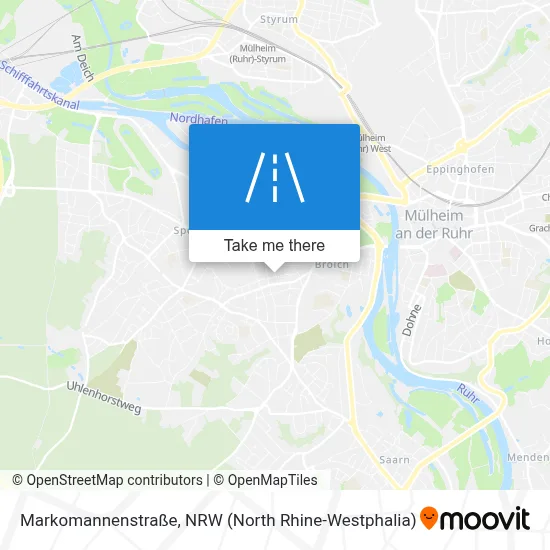 Markomannenstraße map