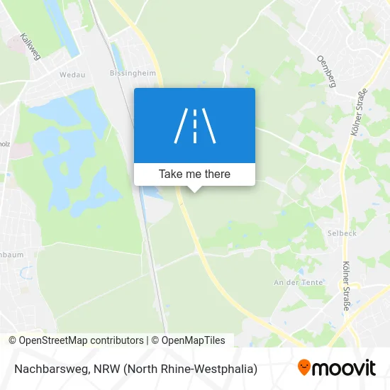 Nachbarsweg map