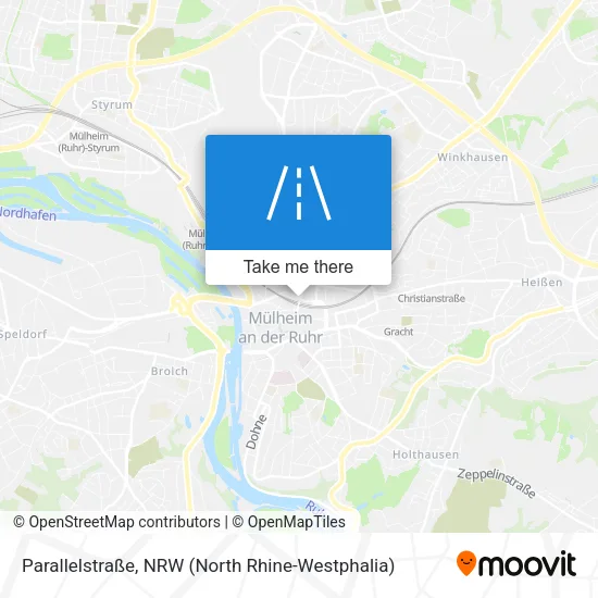 Карта Parallelstraße