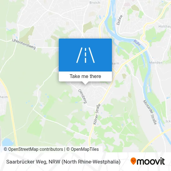 Saarbrücker Weg map