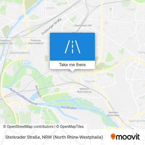 Sterkrader Straße map