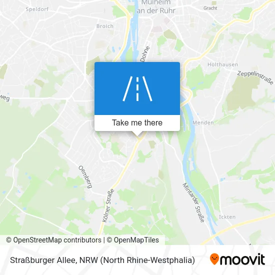 Карта Straßburger Allee