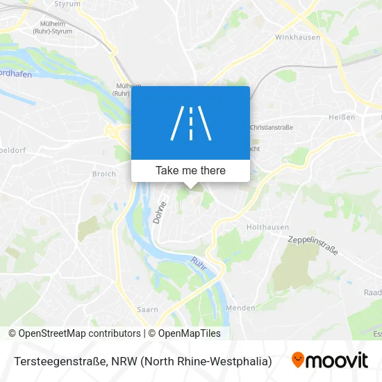 Карта Tersteegenstraße